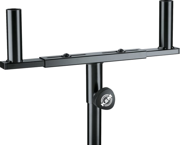 König & Meyer 24105 vork voor 2 Boxen op 1 statief - Accessoire voor standaards