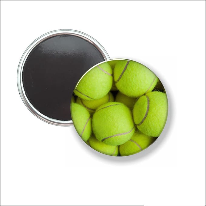 Button Met Magneet - Tennisballen - NIET VOOR KLEDING