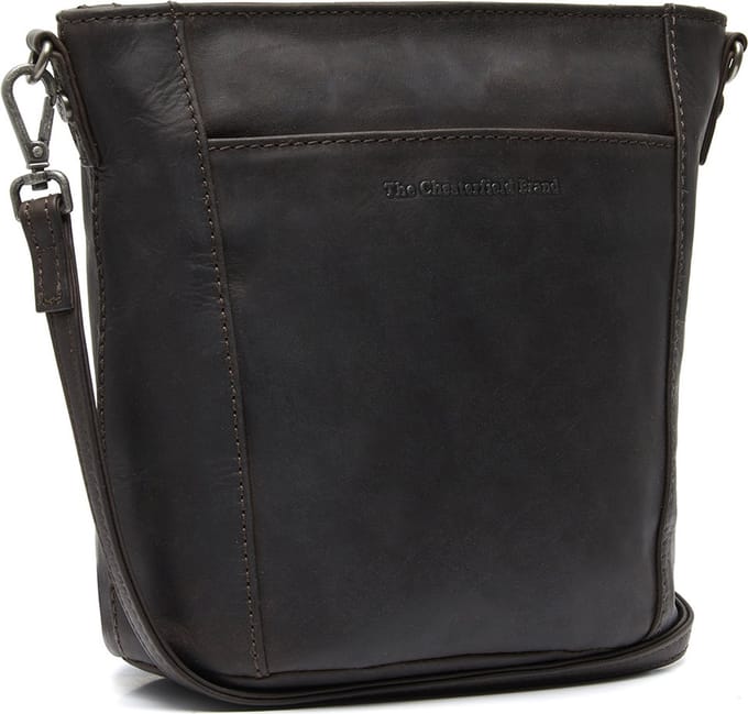Chesterfield Fintona Waxed Pull Up Schoudertas - Bruin