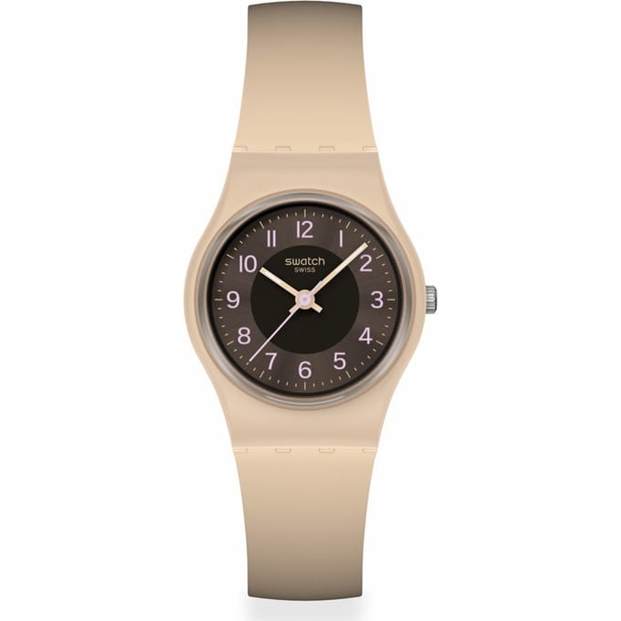Swatch Originals Small (25mm) LT104 Espresso Charm Horloge
