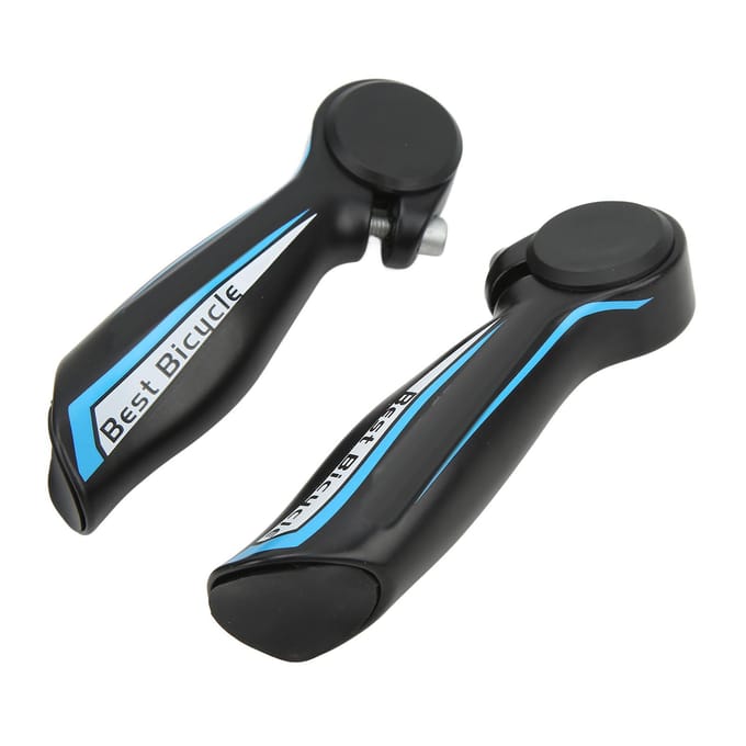 WAKE 1 Paar Fiets Hulpstuur Aluminiumlegering Fiets Barend Stuur Fietsaccessoires black