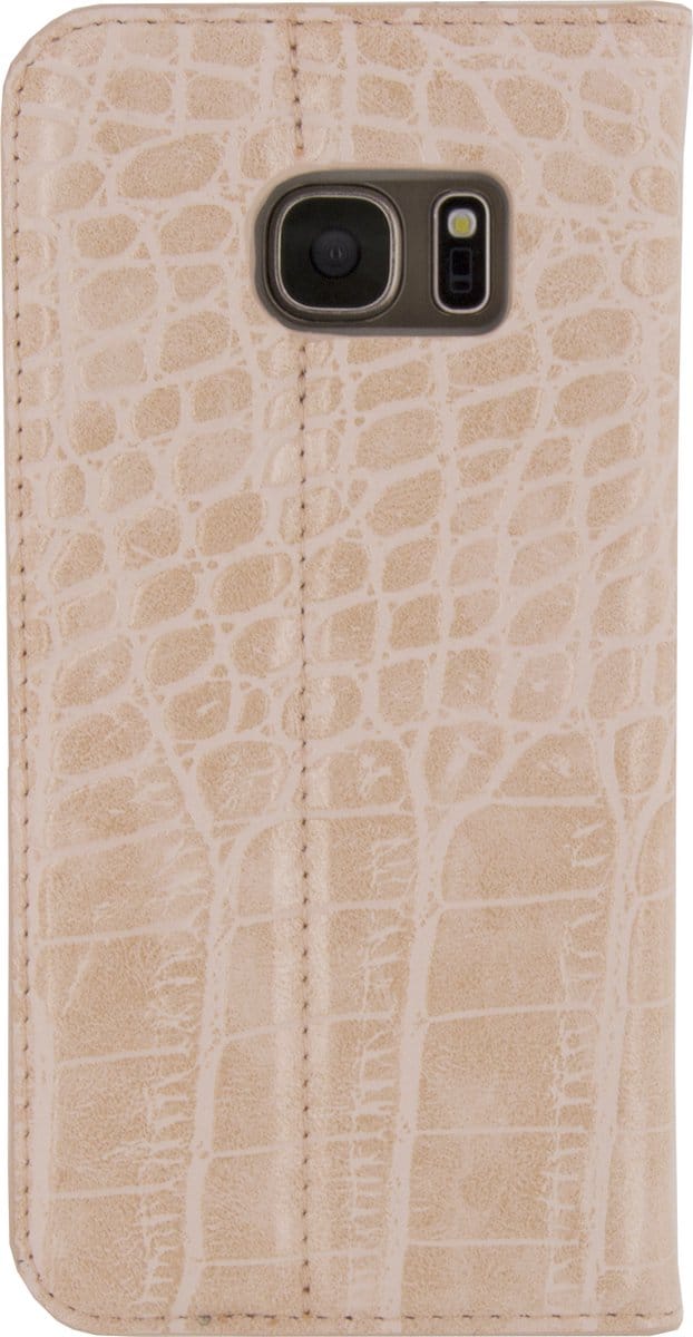 Mobilize Premium Gelly Book Case Samsung Galaxy S7 Alligator Coral Pink