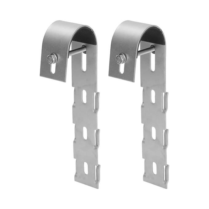 2 STUKS Zonnepaneel Module Houder Balkon RVS Zonnepaneel Montagehaken white