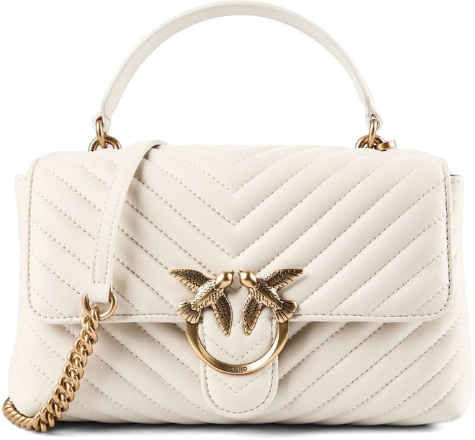 Pinko Love Lady Puff Classic Cl Handtassen - Wit - Maat ONESIZE