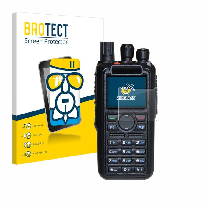 Screenprotector voor AnyTone AT-D878UV Plus Beschermglas transparant