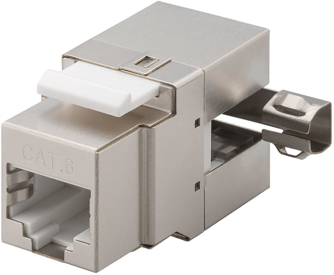 DSIT CAT6 STP Keystone Connector - Toolless Angled