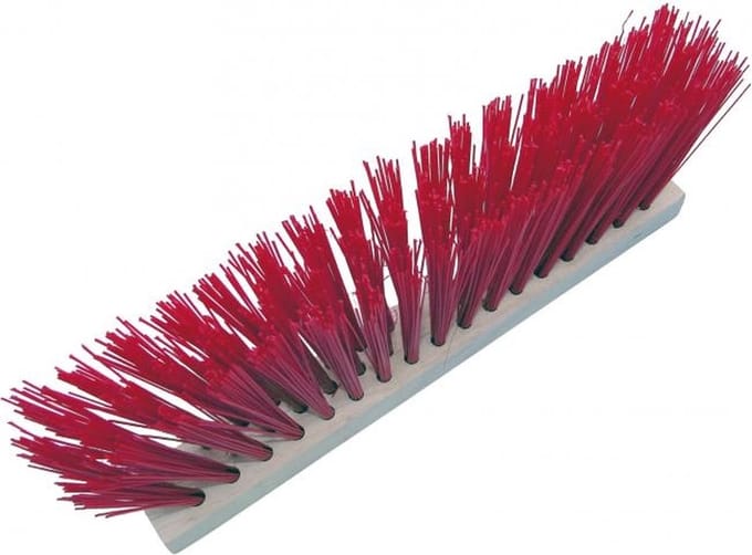 Voegbezem - Super Prof - 270 mm rood, 3 rijen