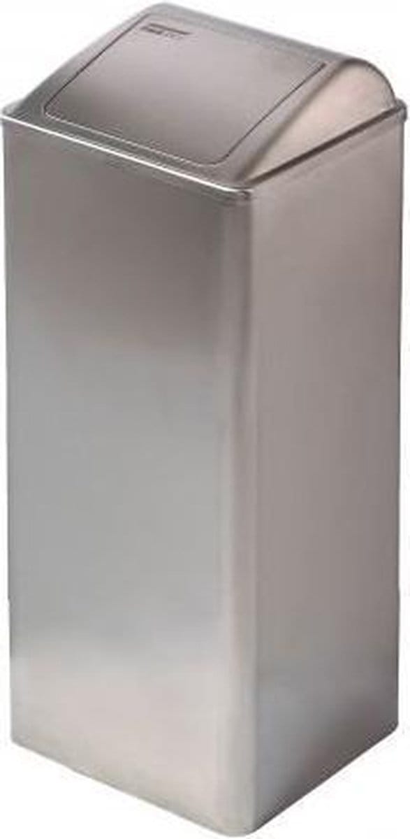 Mediclinics | Afvalbak | Gesloten | RVS | Inhoud: 80 liter