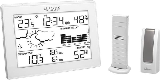 Compleet Weerstation met Smartphone Gateway en Mobiel Alarmsysteem - Wit