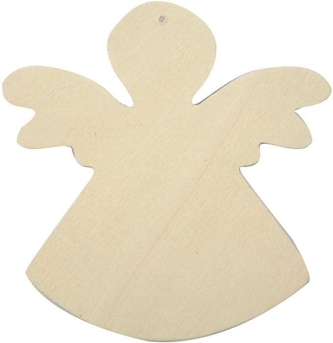 Creativ Company Decorate your Wooden Angel 6pcs.