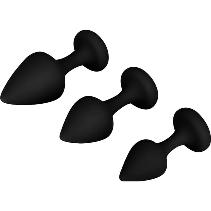 FeelzToys - Bibi Butt Plug Set 3 stuks - Zwart