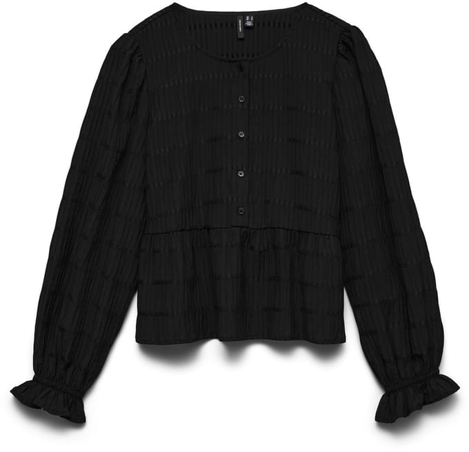 VERO MODA - VMERMA LS O-NECK TOP WVN SB2 - Dames - Blouses