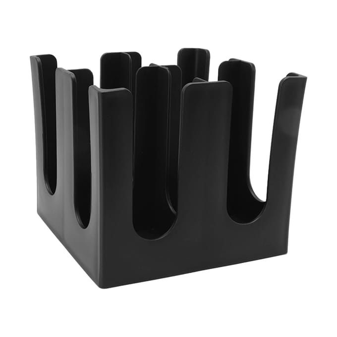 Vierkant 4 Vakken Wegwerp Koffiebeker Dispenser Organizer Plastic Beker en Deksel Organizer voor black