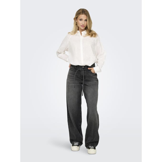 ONLY - ONLGIANNA MW STRAIGHT DNM DOT980 Dames Jeans
