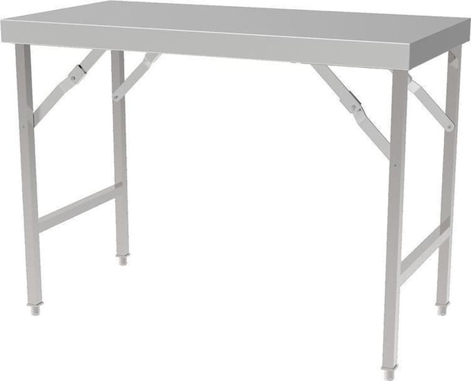 Professionele Inklapbare Werktafel | 150cm breed | RVS | Combisteel | 7490.0010 | Horeca