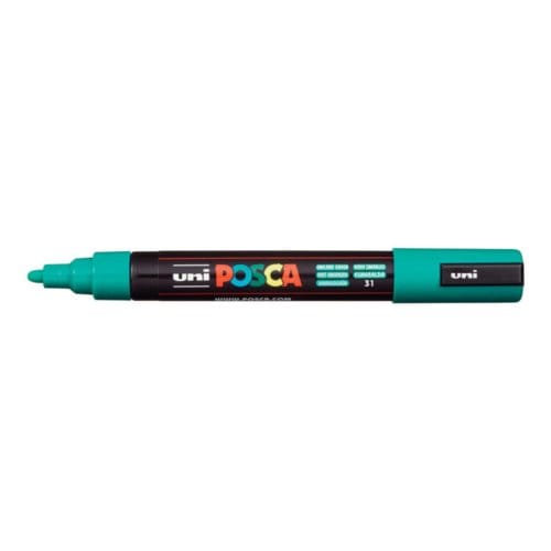Verfstift - Smaragd groen - Waterbasis - Conische punt medium - 1 stuk