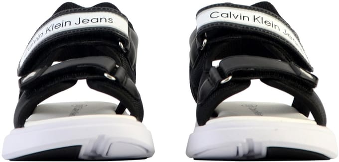 Kindersandalen met klittenband in jeanslook V3B2-80614