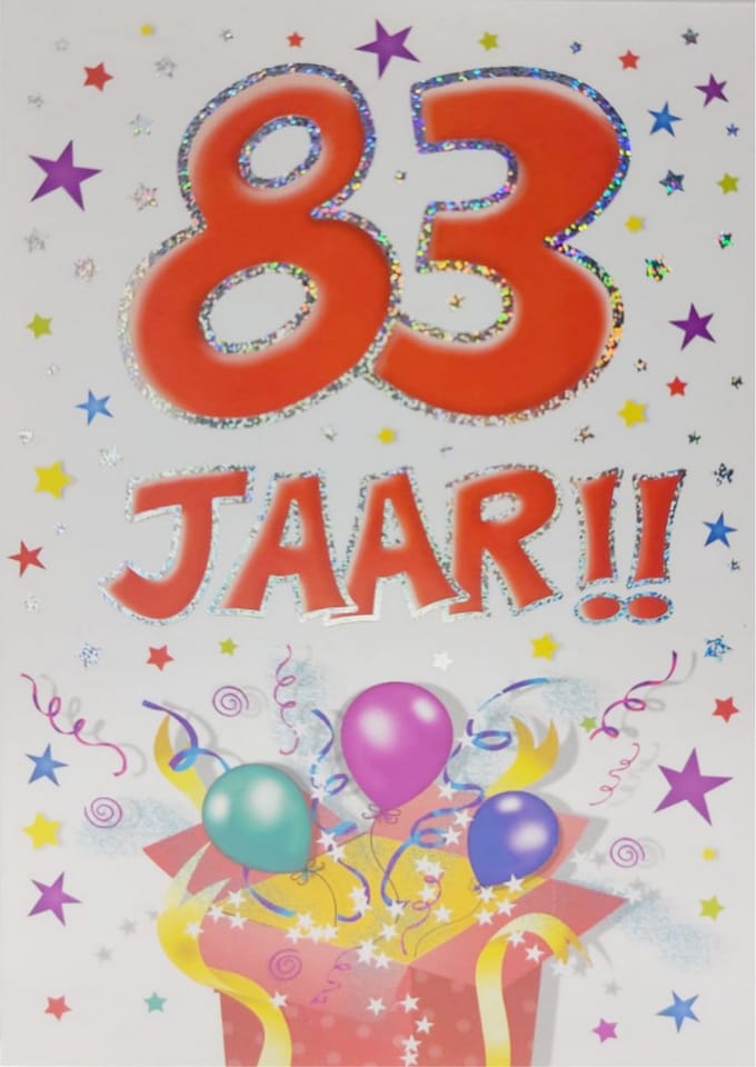 Kaart - That funny age - 83 jaar - TFA104
