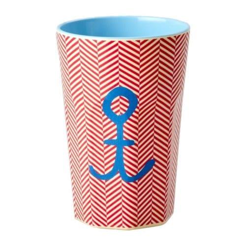 Rice melamine beker groot anchor