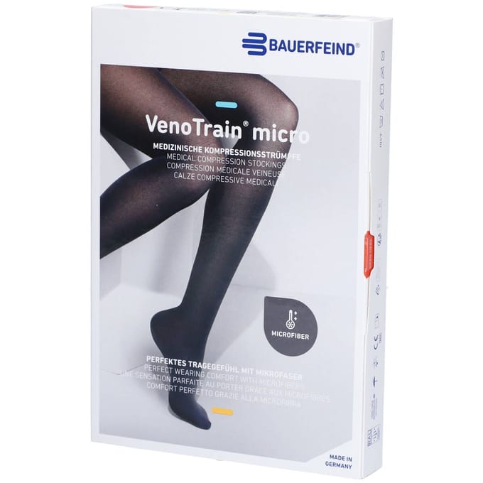 Bauerfeind® VenoTrain® Micro Ad C1 Plus Long Gesloten Teen Caramel Medium 1 Kousen