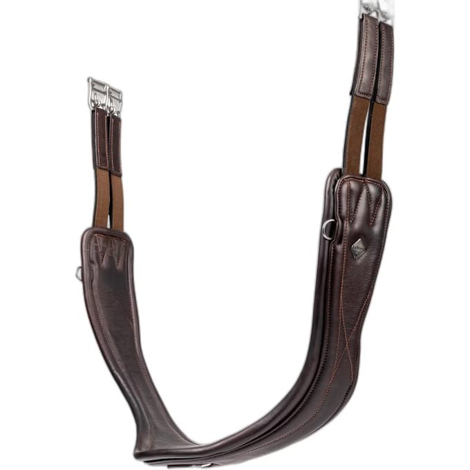 Anatomische lederen singel voor paarden LeMieux Gel-Tek