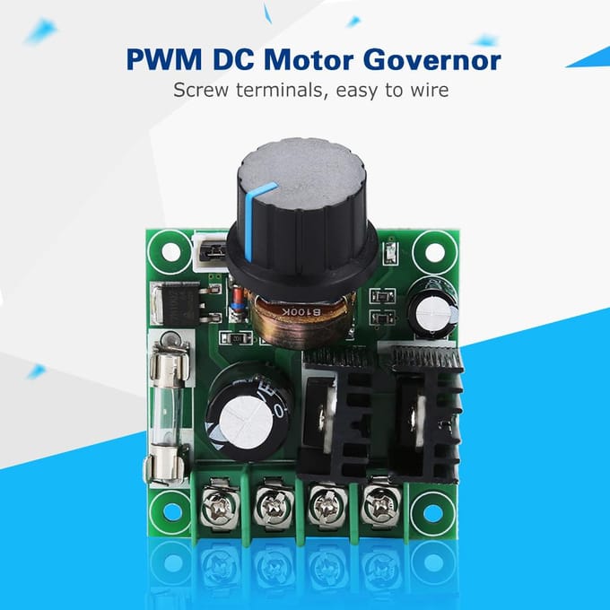 Gouverneur de moteur CC PWM 9V50V 10A Contrôleur de vitesse variable en continu haute puissance