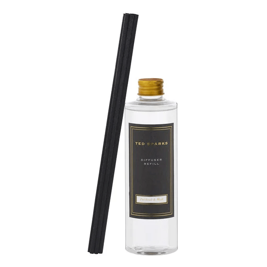 Ted Sparks Patchouli & Musk Geurstokjes navulling