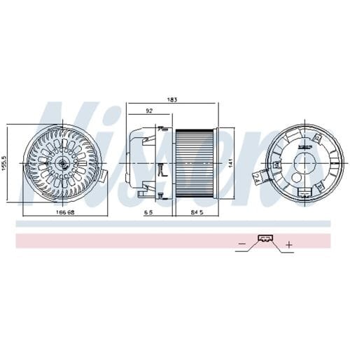 Binnenventilator NISSENS 87677