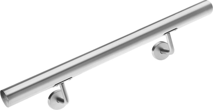 Monzana Trapleuning - RVS 4,2x50cm - Zilver
