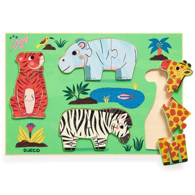 DJECO puzzel Coucou tiger 18 mnd+