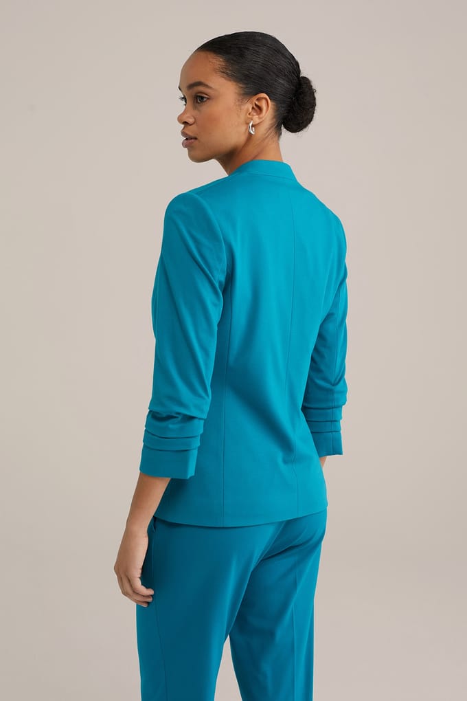 We Fashion Blazer Green Blue Größe: S | Blazer Outlet | Damen | Blau