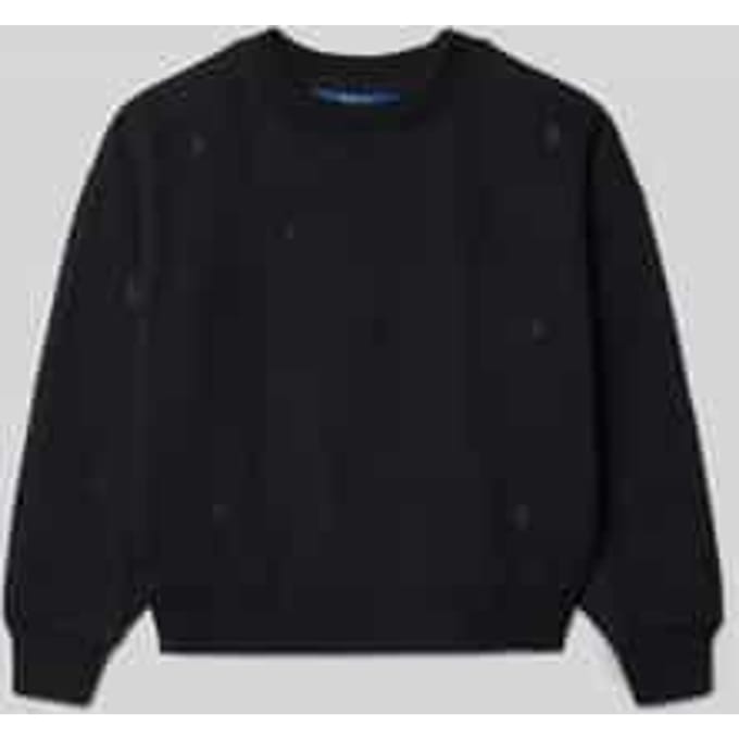 Sweatshirt met ribboorden