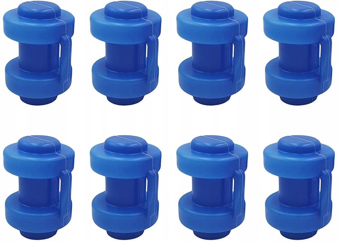 8x Trampoline Paalkapjes voor Veiligheidsnet - Universeel 25mm