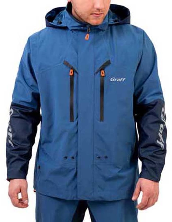 Graff 606-b-1 Jas Blauw 4XL Man