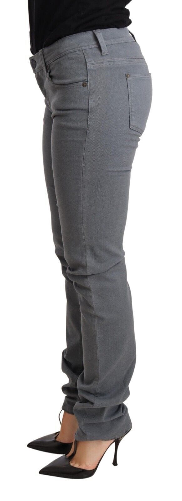 Grijze Rechte Jeans