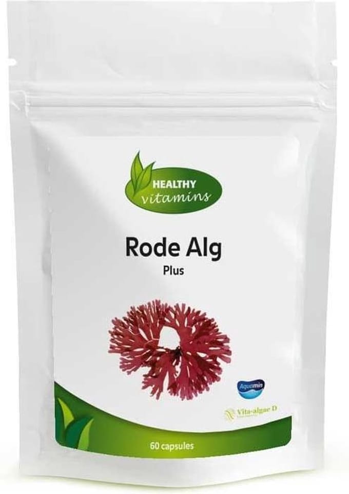 Healthy Vitamins Rode Alg Plus - Lithothamnium - Extra Sterk - 60 Capsules