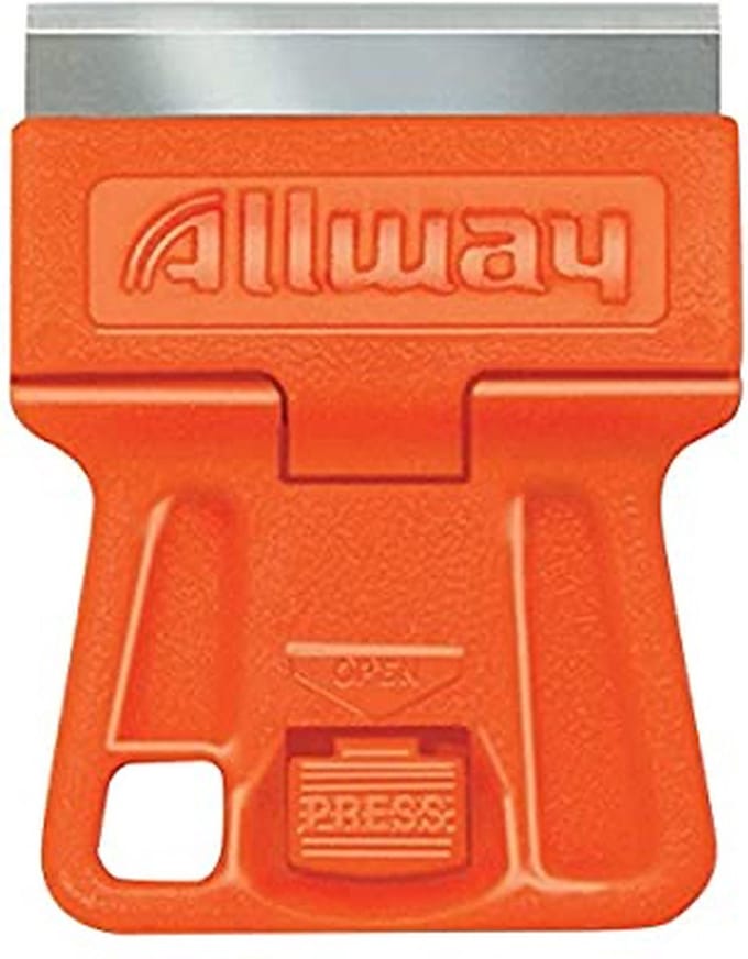 Allway mini glas schraper per 3 stuks