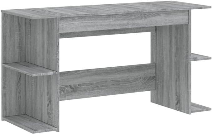 Bureau Hout Sonoma Eiken 140x50 cm Bureau Ruimtebesparend Thuiswerkplek