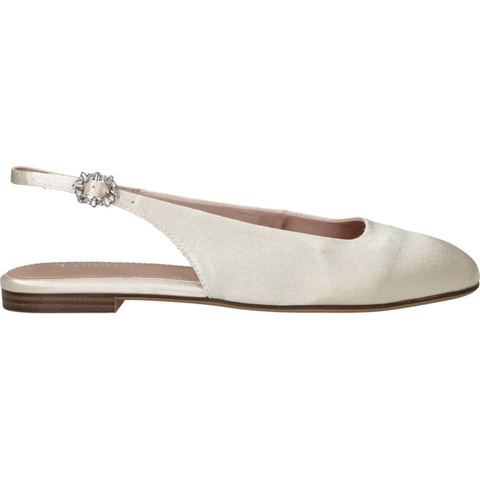 Tamaris Slingback wit Textiel - Maat 37