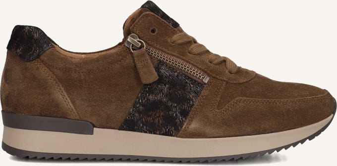 Gabor 6019 Sneakers - Dames - Bruin - Maat 44
