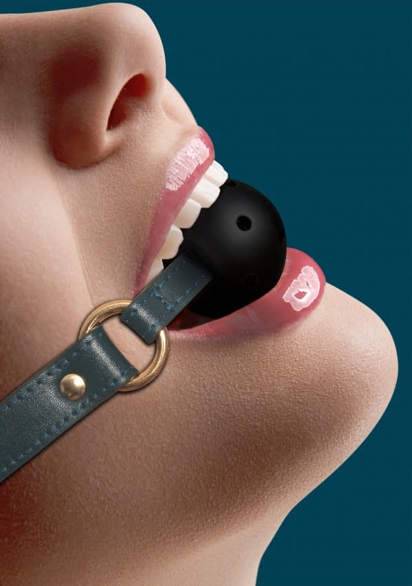 Ouch Halo - Ballgag met gaten - Groen