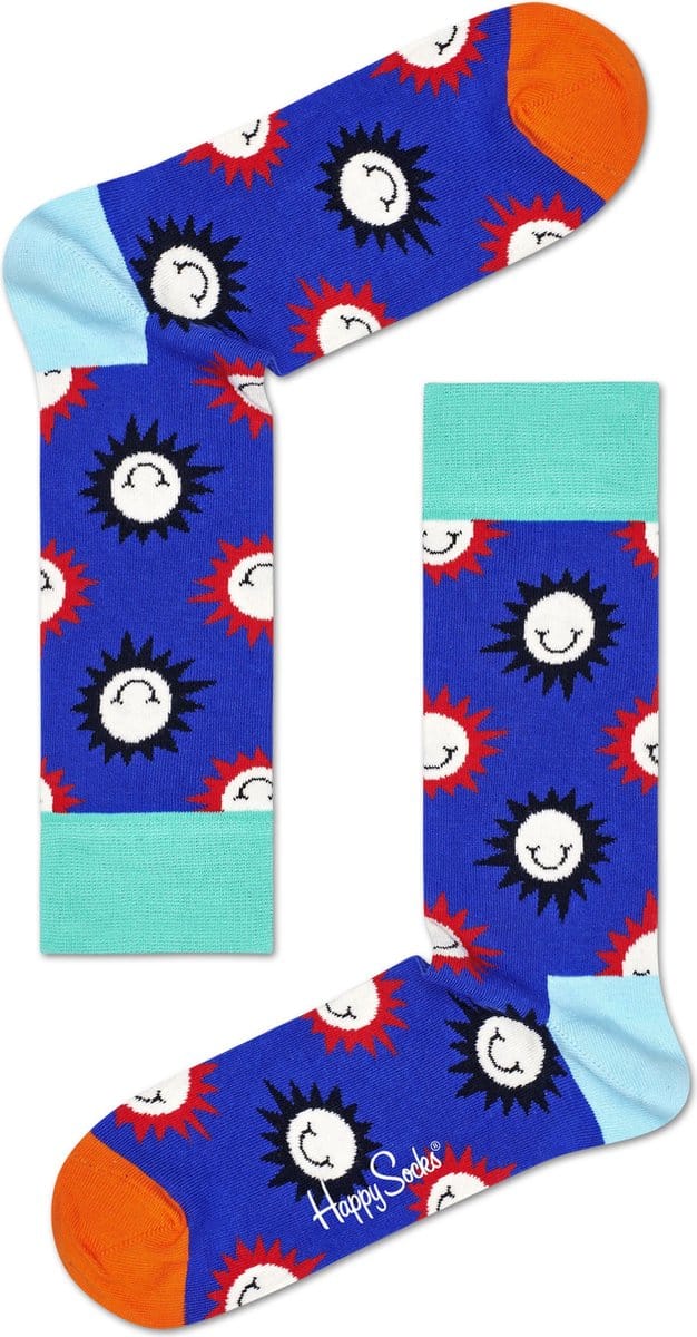 Happy Socks - Zon Smiley - Heren - Maat 41-46 -