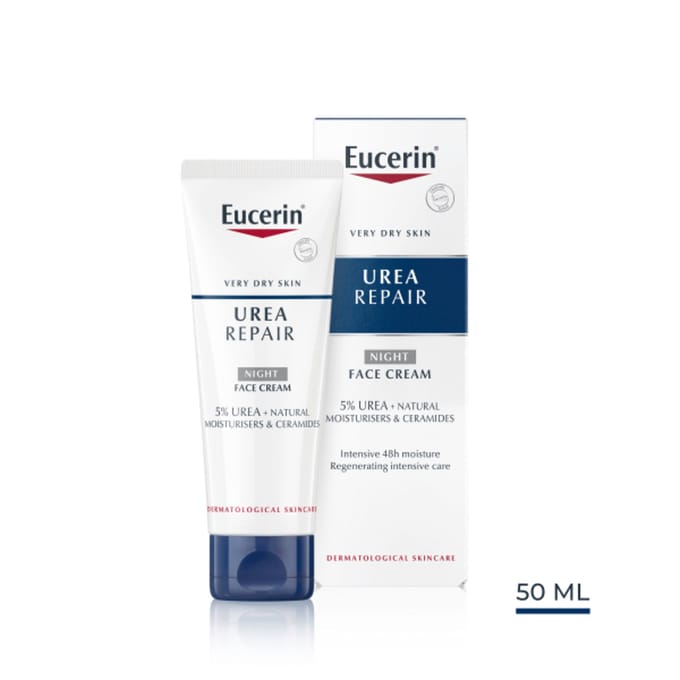 Eucerin UreaRepair Rijke Vernieuwende Gezichtscrème met 5% Urea 50 ml