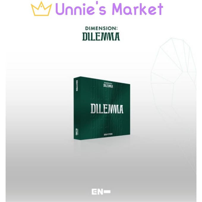 ENHYPEN DIMENSIE : DILEMMA ESSENTIEEL Ver. + Gratis geschenk 1ea black