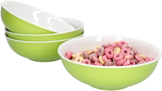 Set van 4 kommen 18cm Groen Doppio - Ritzenhoff 64155