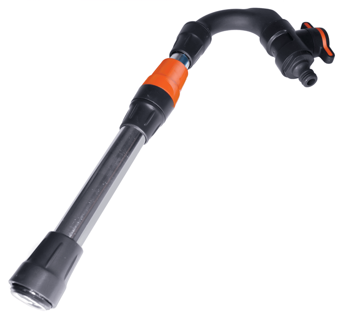 Gardena telescoop pomp buis met kraan