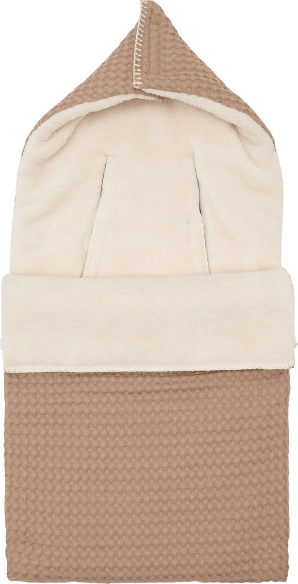 Koeka voetenzak voor de autostoel 0+ 3/5 punts teddy Oslo - caffe