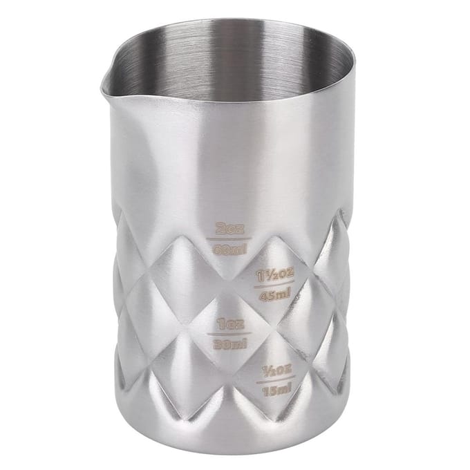 50ml RVS Bar Koffie Melk Bier Cocktail Maatbeker Wijn Tool gray