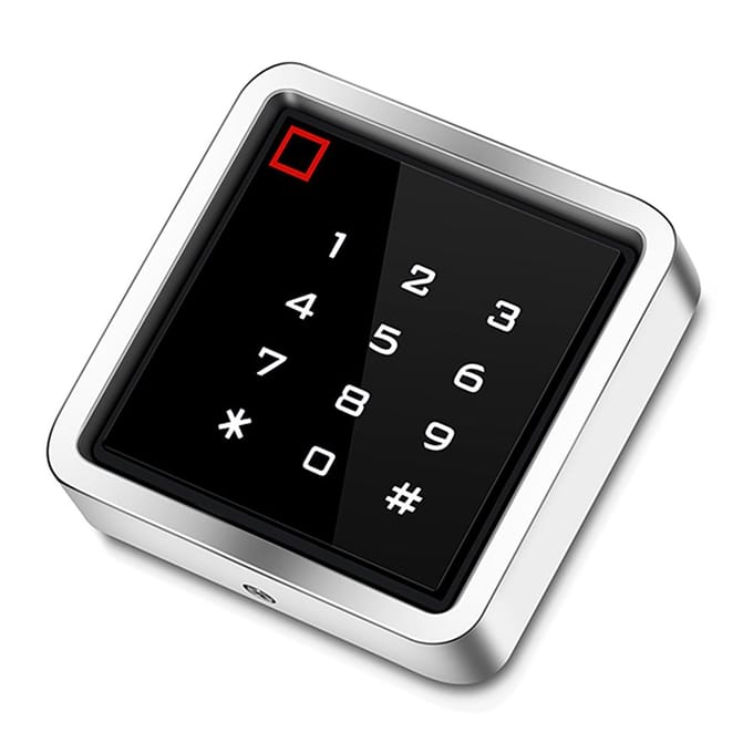 IP65 Waterdichte Toegangscontroller 125KHZ RFID Kaartlezer Touch Wachtwoord Deuropener black