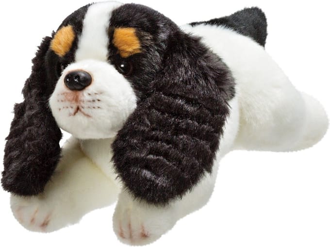 Knuffel hond - King Charles Spaniel - 30 cm - pluche - knuffeldieren - honden soorten